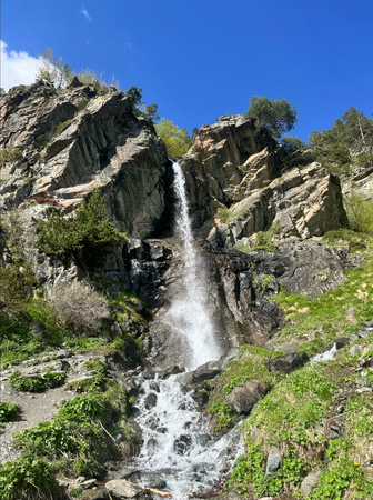 Баритовый водопад, Архыз